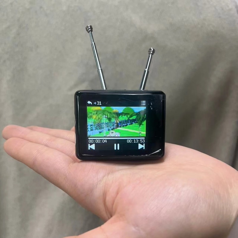 Retro Gaming Tv - Layar Sentuh Berwarna Miniatur TV Retro
