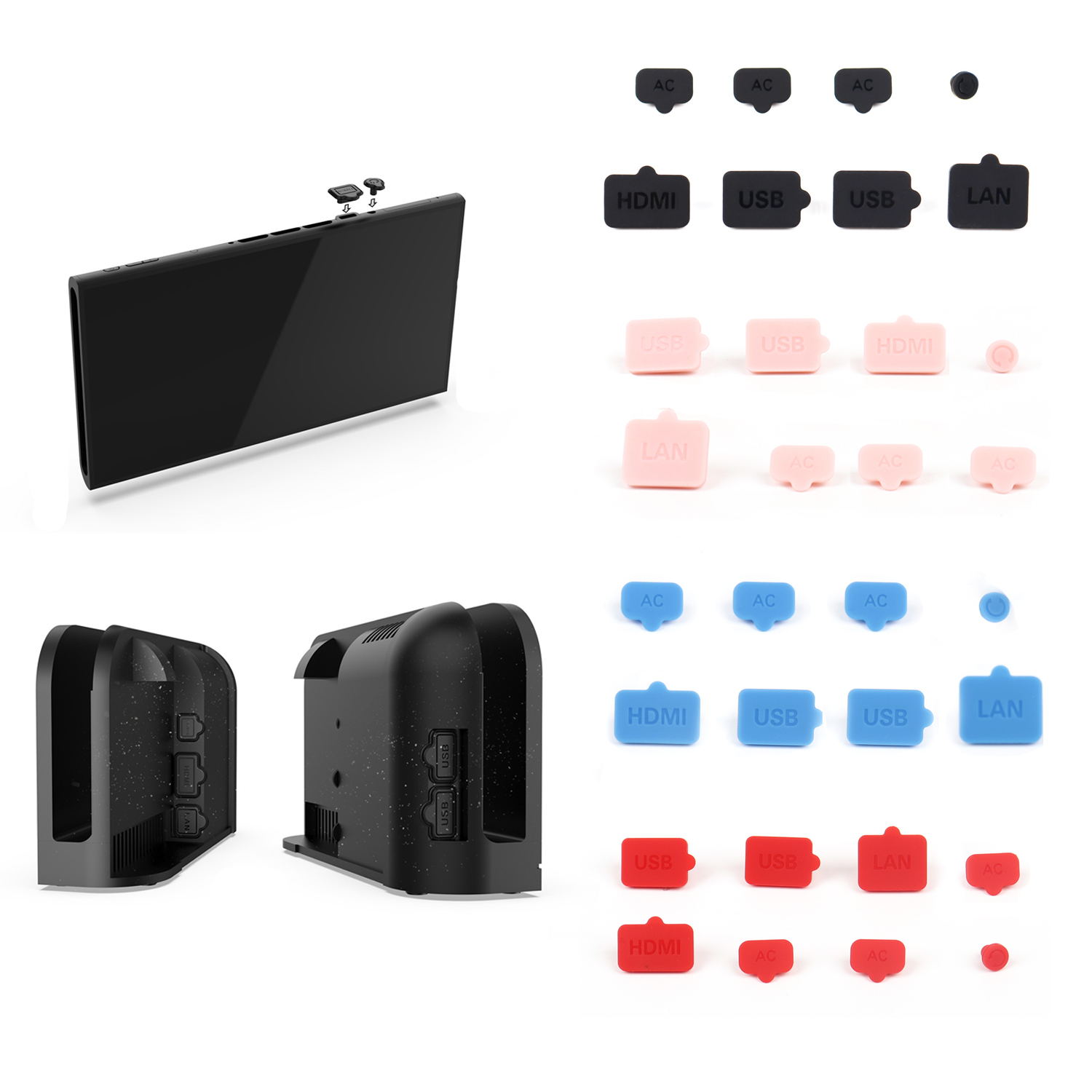 Console Dust Cover - Tutup Pelindung Port Pengisi Daya LAN