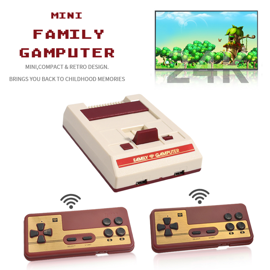 Retro Gaming Handheld Console - Baru FC 4K HD stik permainan