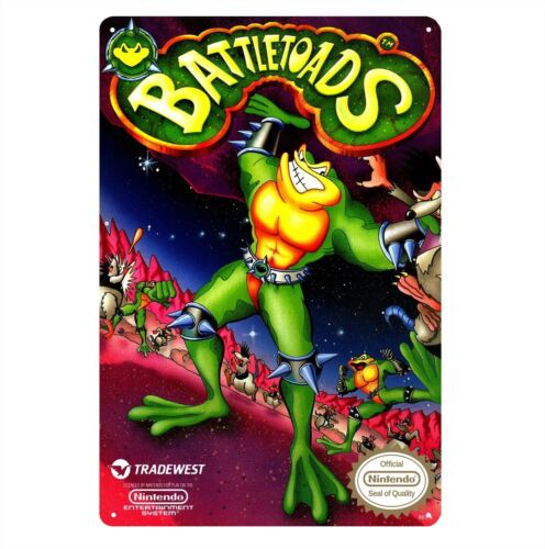Retro Gaming Videos - Battletoads Nes Retro Video Game Metal