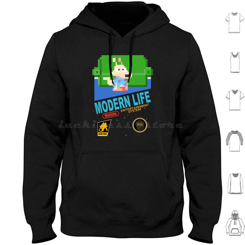 Modern Life Hoodies Lengan Pan - Retro Gaming Life ulasan dan harga