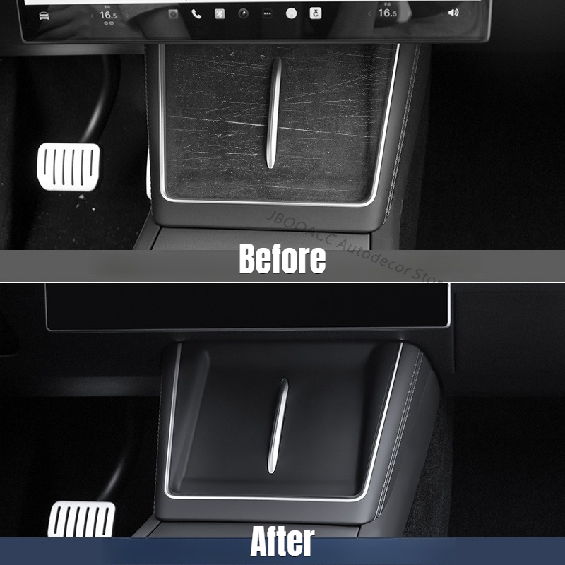 Untuk Tesla Model YL Bantalan  - Console Dust Cover ulasan dan harga