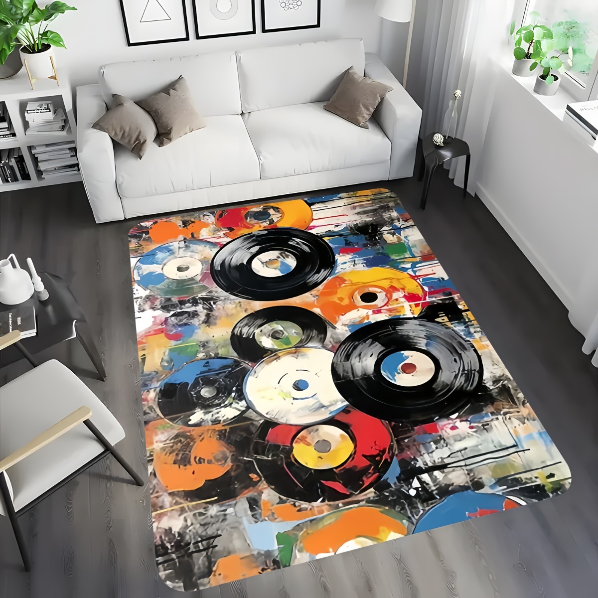 Karpet Vinyl Retro Motif Pirin - Retro Gaming Lounge ulasan dan harga