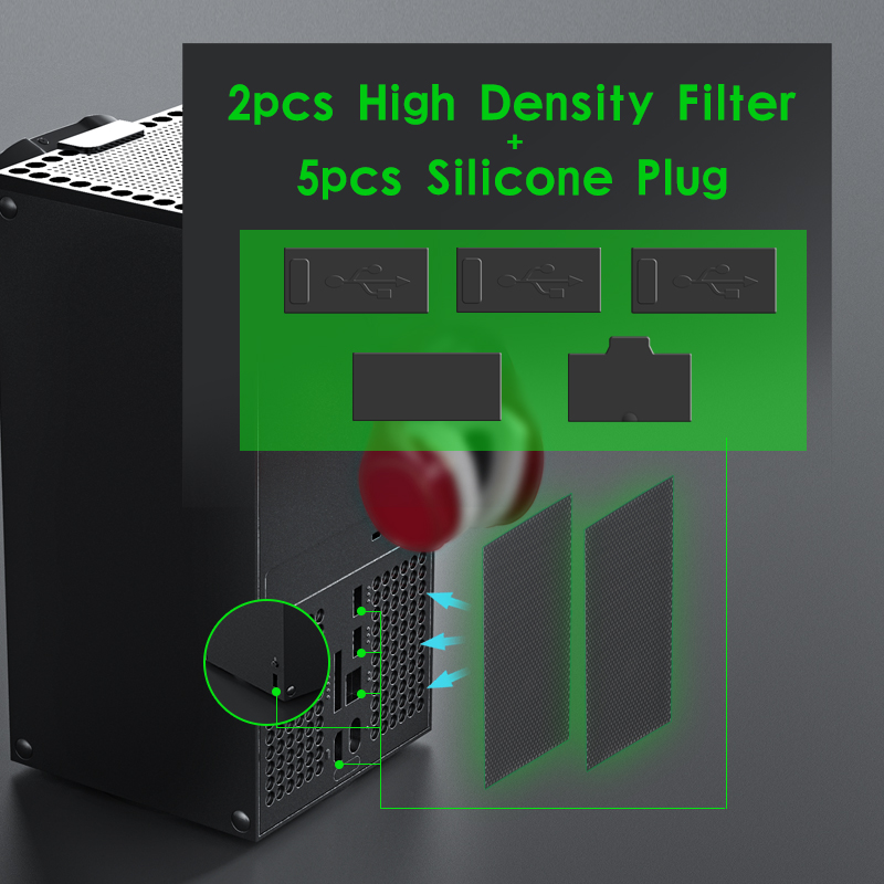 Aolion RGB Kipas Pendingin Hos - Console Dust Cover ulasan dan harga