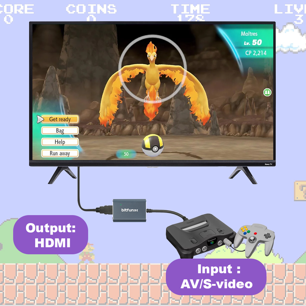 Bitfunx 720P Svideo / AV Ke Ad - Retro Gaming Theme ulasan dan harga