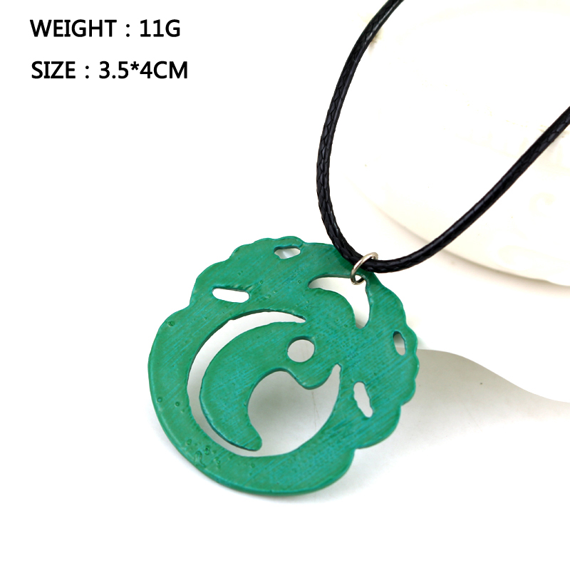 Kalung Liontin Hijau Lara Crof - Retro Gaming Theme ulasan dan harga