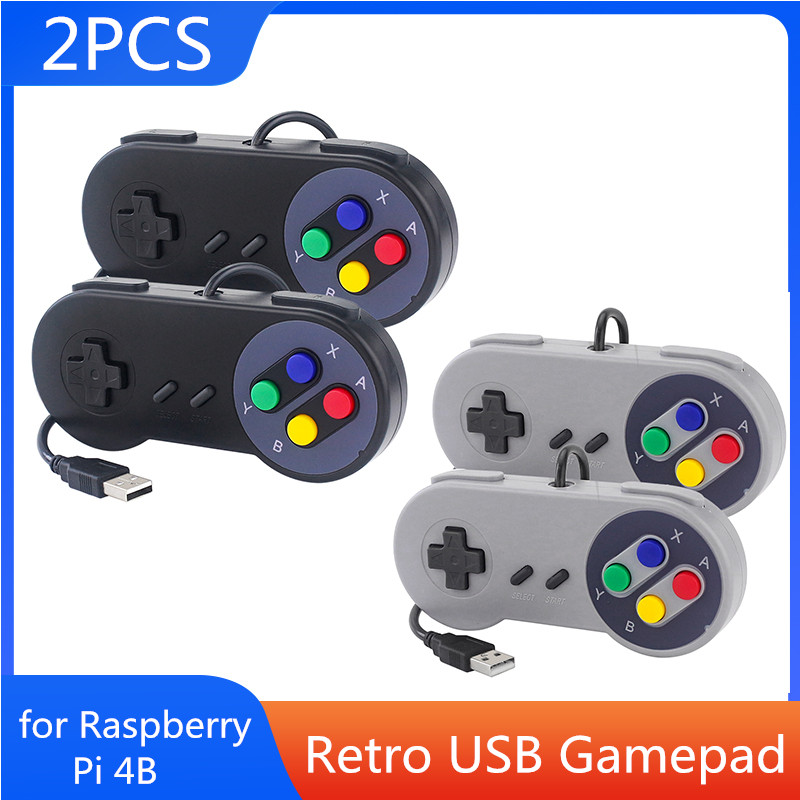 2 Buah USB Gamepad Retro Gamin - Retro Gaming Raspberry Pi ulasan dan harga