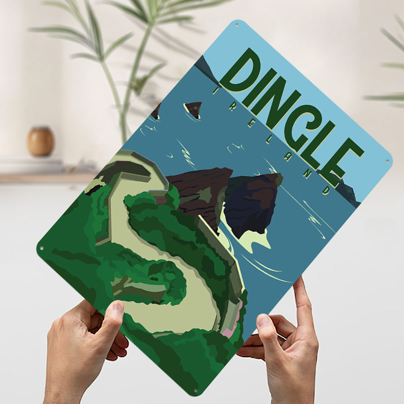 Poster Cetak Perjalanan Dingle - Retro Gaming Ireland ulasan dan harga