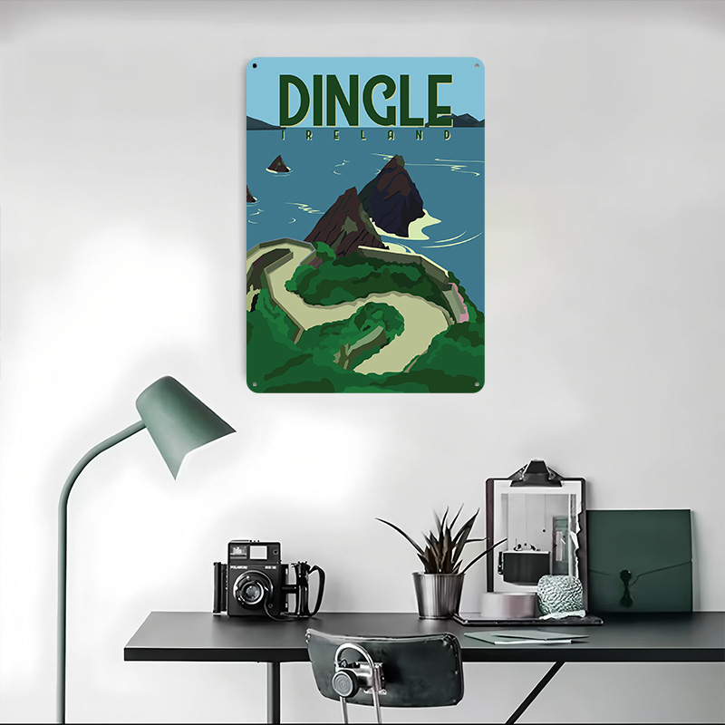 Poster Cetak Perjalanan Dingle - Retro Gaming Ireland ulasan dan harga