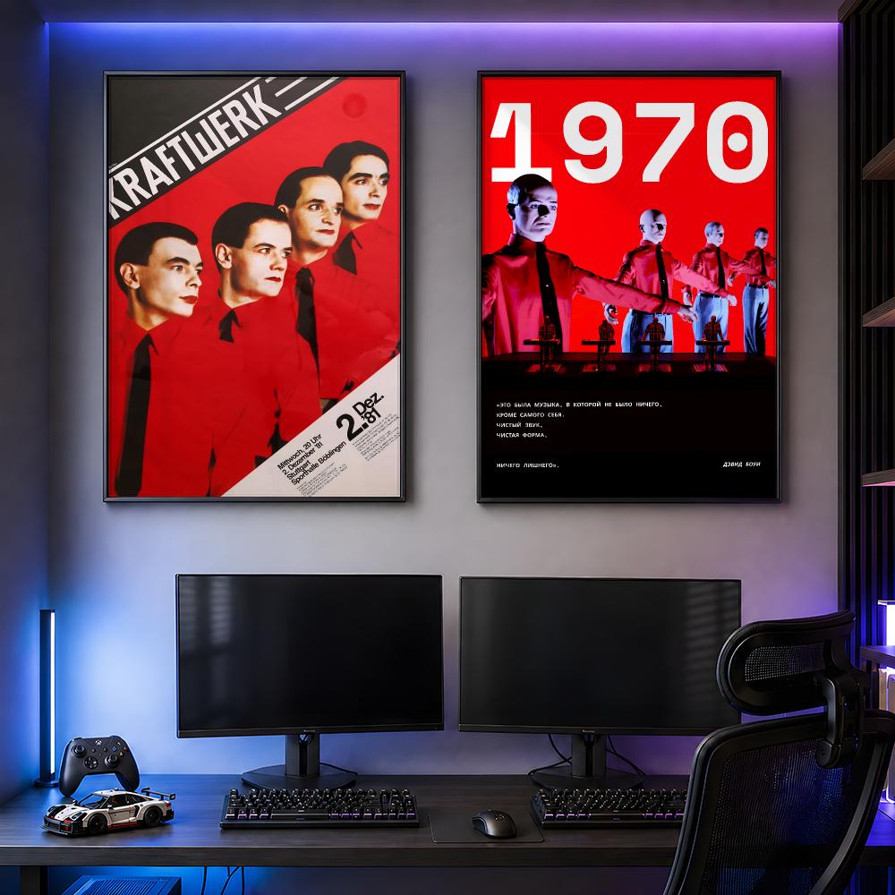 Poster Retro Kraftwerk Musik P - Retro Gaming Life ulasan dan harga
