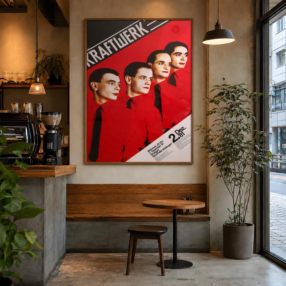Poster Retro Kraftwerk Musik P - Retro Gaming Life ulasan dan harga