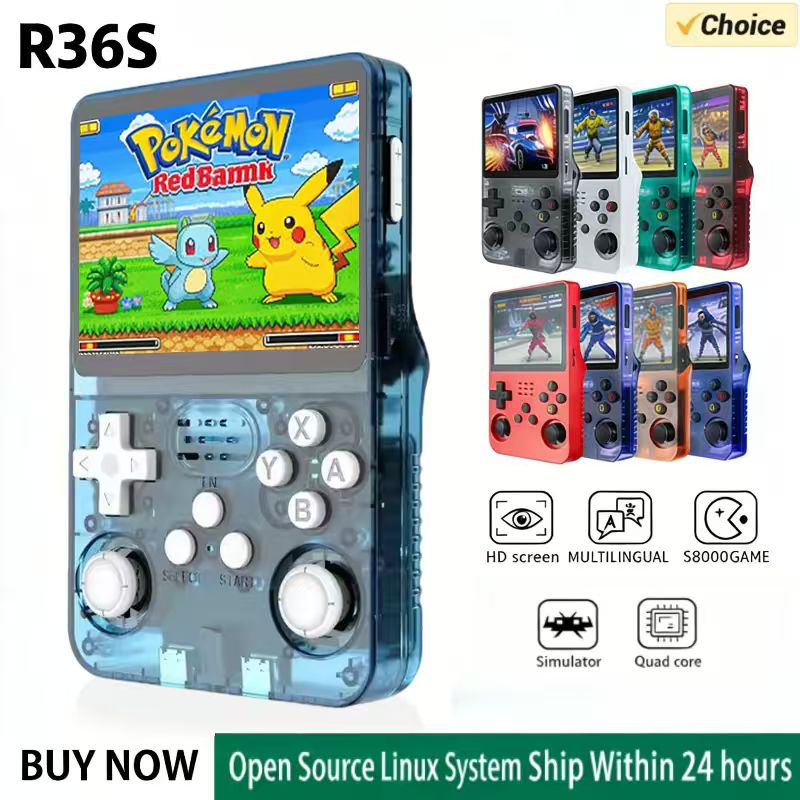 Konsol Game Genggam R36S Siste - Retro Gaming Handheld Console ulasan dan harga