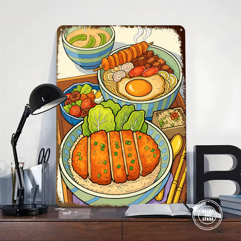 Poster Cetak Gambar Makanan Je - Retro Gaming Life ulasan dan harga