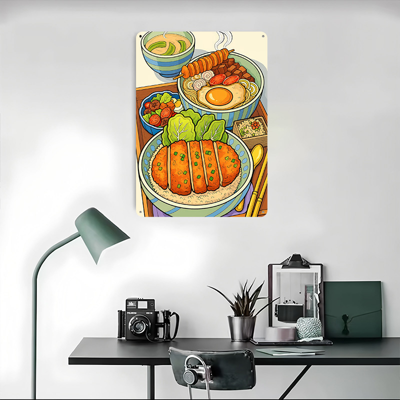 Poster Cetak Gambar Makanan Je - Retro Gaming Life ulasan dan harga