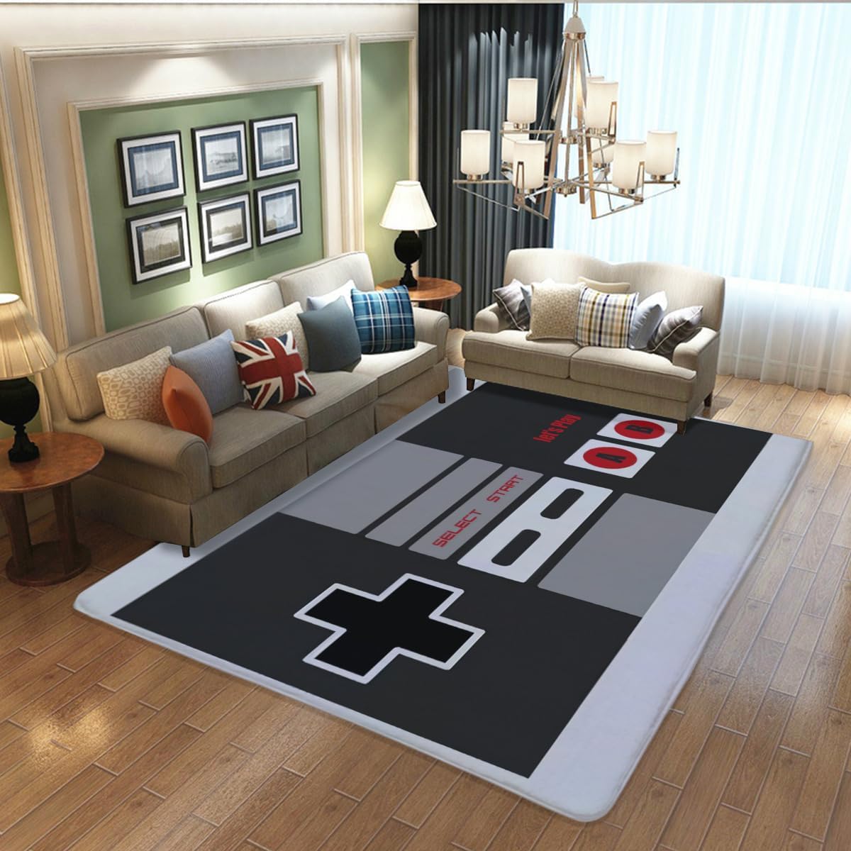 Karpet Bertema Pengontrol NES  - Retro Gaming Theme ulasan dan harga