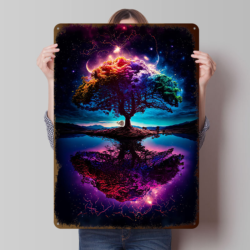 Poster Pohon Kehidupan Kosmik, - Retro Gaming Life ulasan dan harga