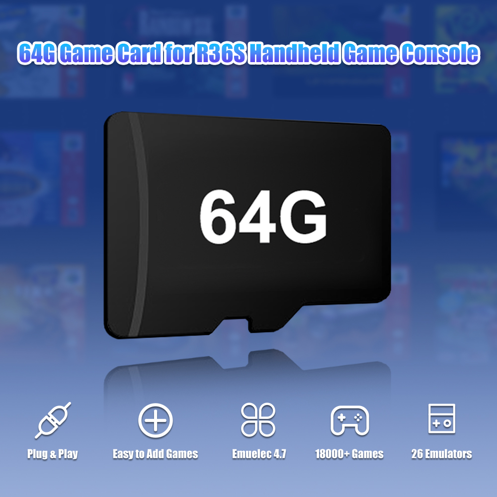 Kartu TF Game 64G untuk Konsol - Retro Gaming Handheld Console ulasan dan harga