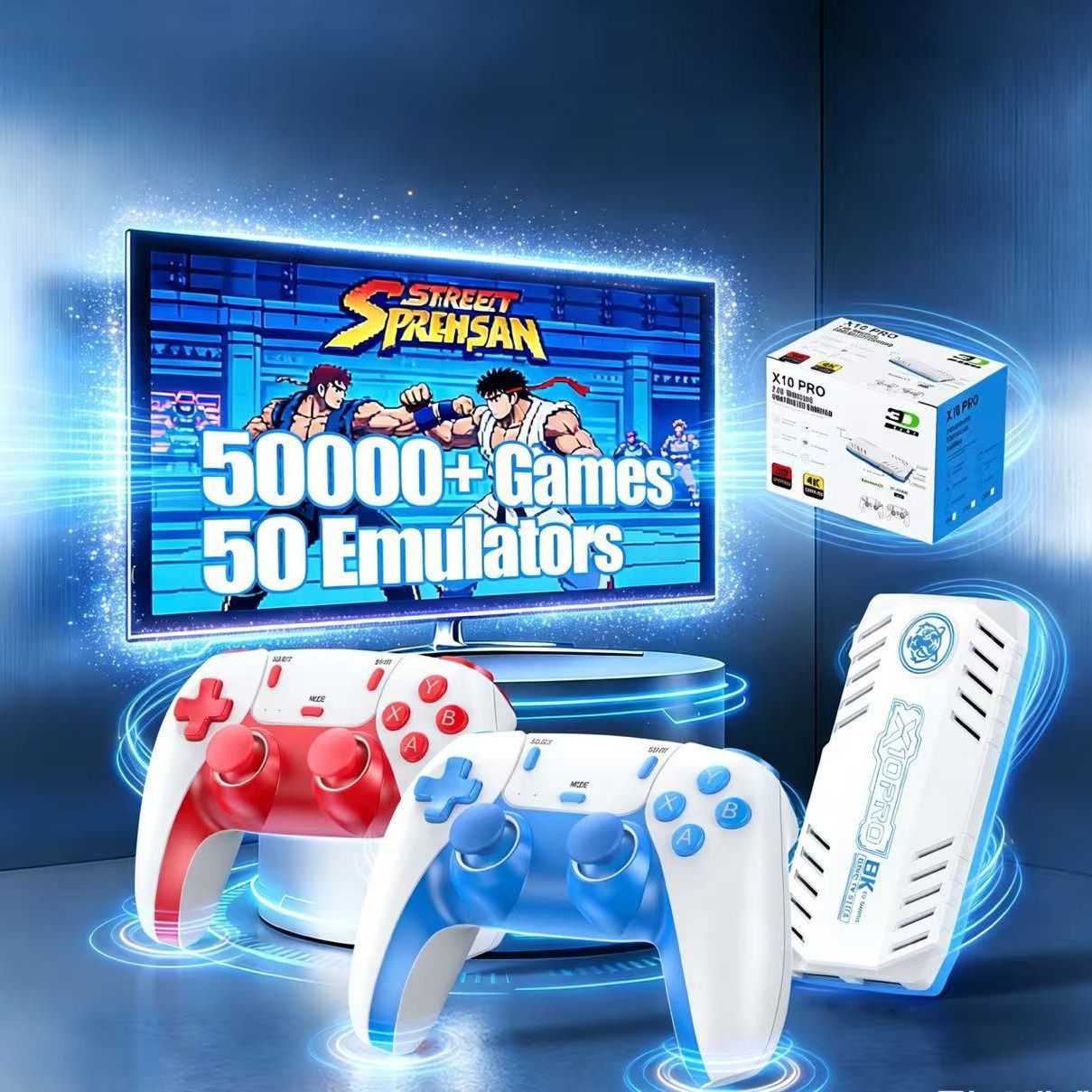 Konsol Game Genggam Retro X10  - Retro Gaming Tv ulasan dan harga