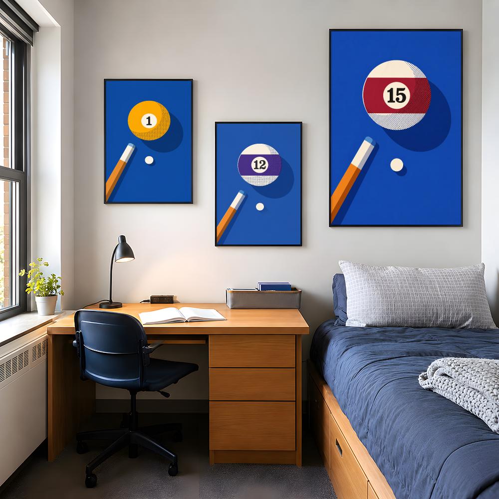 Poster Grafis Seni Pop Bola Bi - Retro Gaming Life ulasan dan harga
