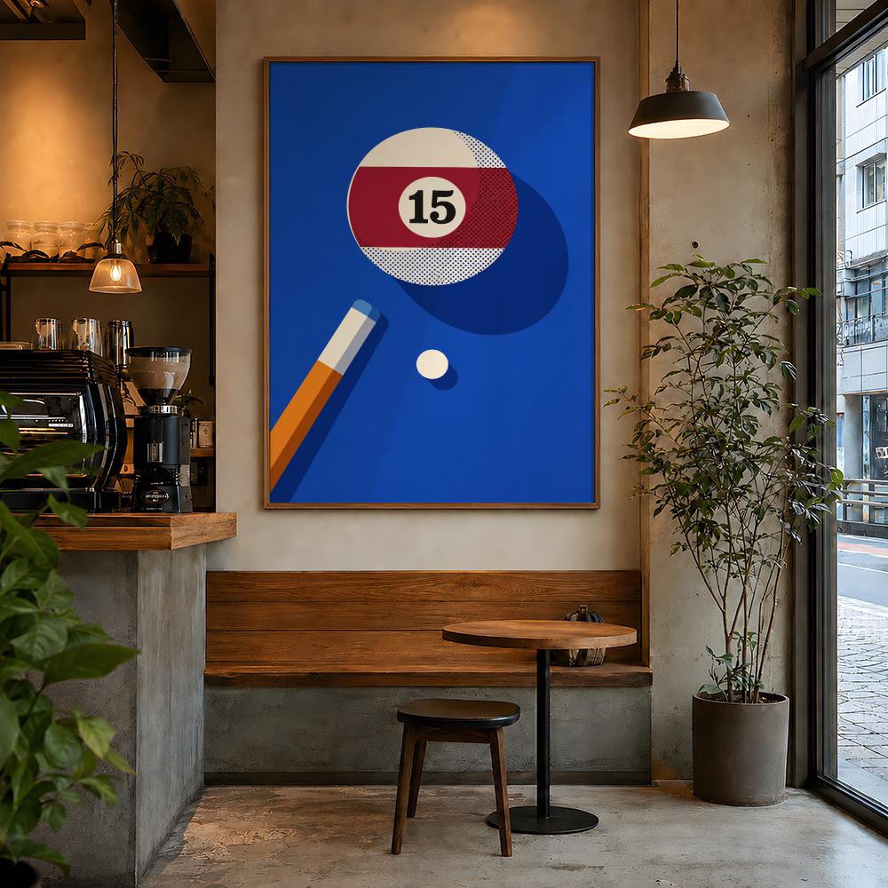Poster Grafis Seni Pop Bola Bi - Retro Gaming Life ulasan dan harga