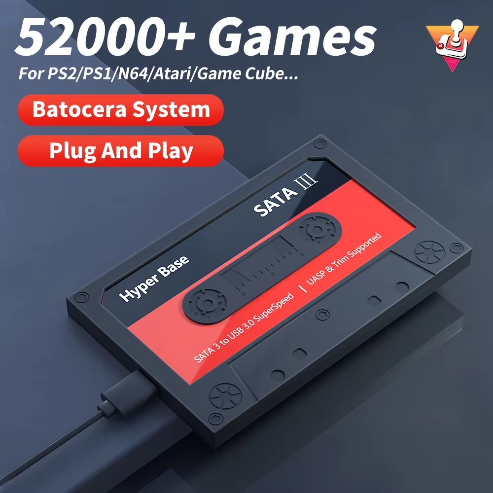 Batocera 500G/2T Hard Drive Ga - Retro Gaming Hard Drive ulasan dan harga