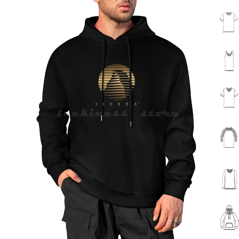 Sierra Logo Hoodies Lengan Pan - Retro Gaming Life ulasan dan harga