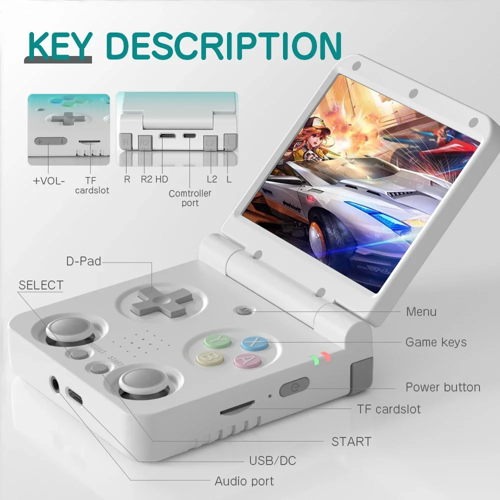 MIYOO FLIP V2 Pemutar Game Gen - Retro Gaming Os Linux ulasan dan harga