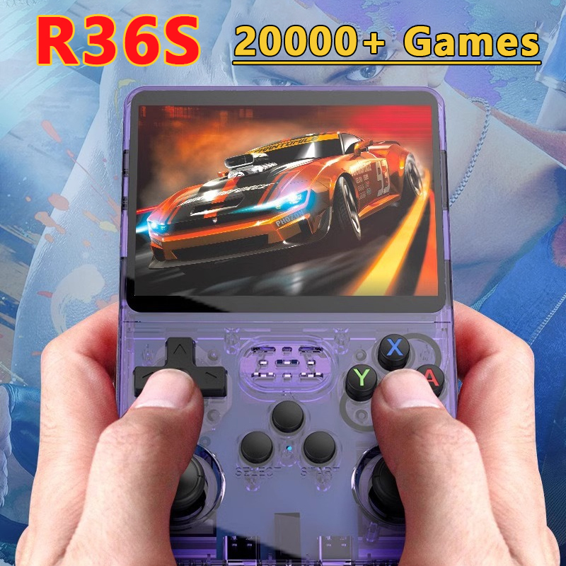 Konsol Game Genggam Retro R36S - Retro Gaming Os Linux ulasan dan harga
