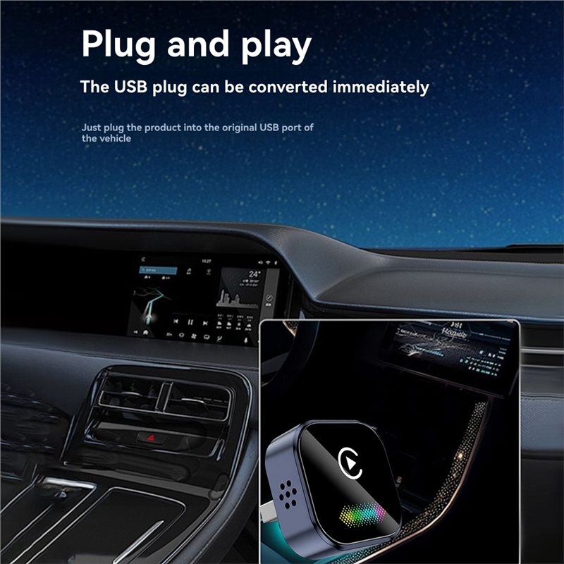 Carplay Nirkabel 2In1 Android  - Controller Adapter Usb ulasan dan harga