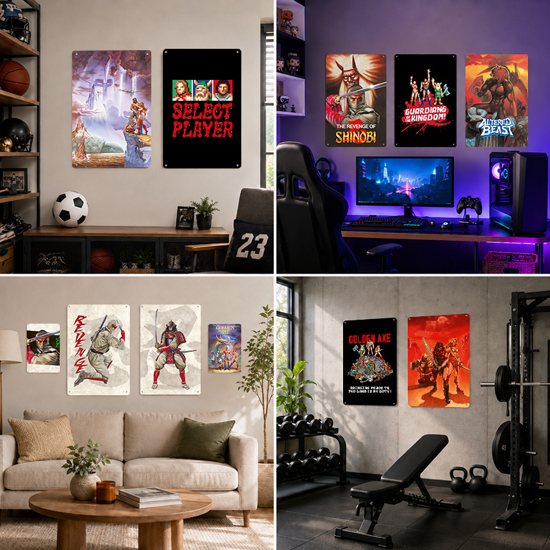 Koleksi SEGA: Poster Cetak, Pa - Retro Gaming Lounge ulasan dan harga