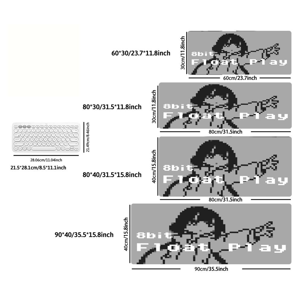 Mousepad Game Retro Pixel Art  - Retro Gaming Keyboard And Mouse ulasan dan harga